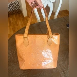 Authentic Louis Vuitton Yellow (with beautiful CLEAN pink inside) Verni